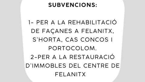 Rehabilitació de Façanes a Felanitx, s’Horta, Cas Concos i Portocolom